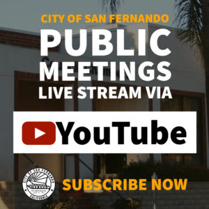 Public Meetings Live Stream Via YouTube