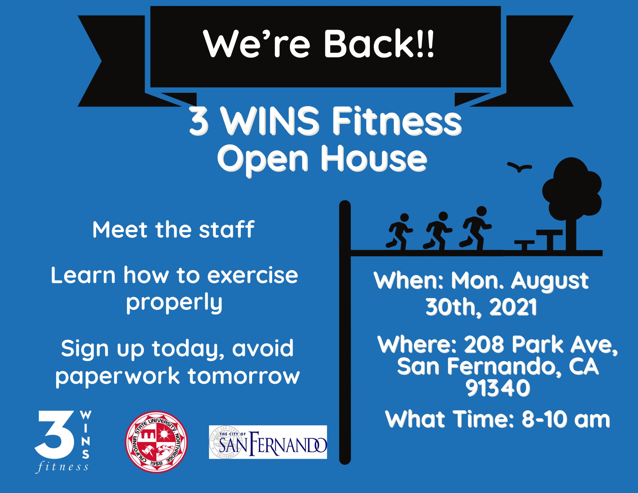 3 WINS FITNESS OPEN HOUSE