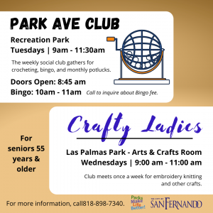 Park Ave & Crafty Ladies