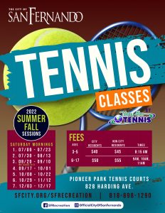 SumFall22- Tennis Classes