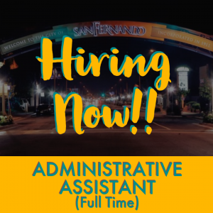 CITY ARCH PHOTO; HIRING NOW; ADMINISTRATIVE ASSISTANT; FULL TIME