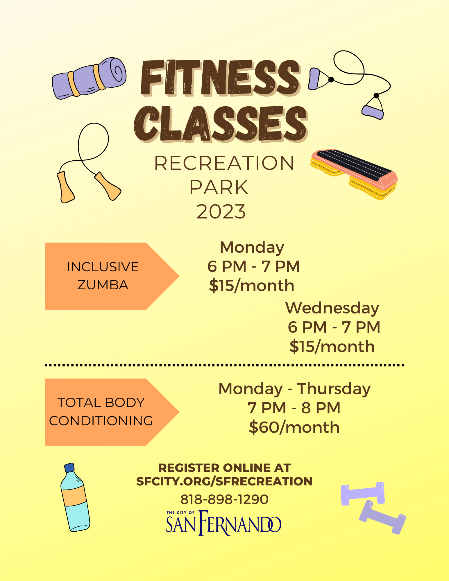 2023 REC Fitness Flyer