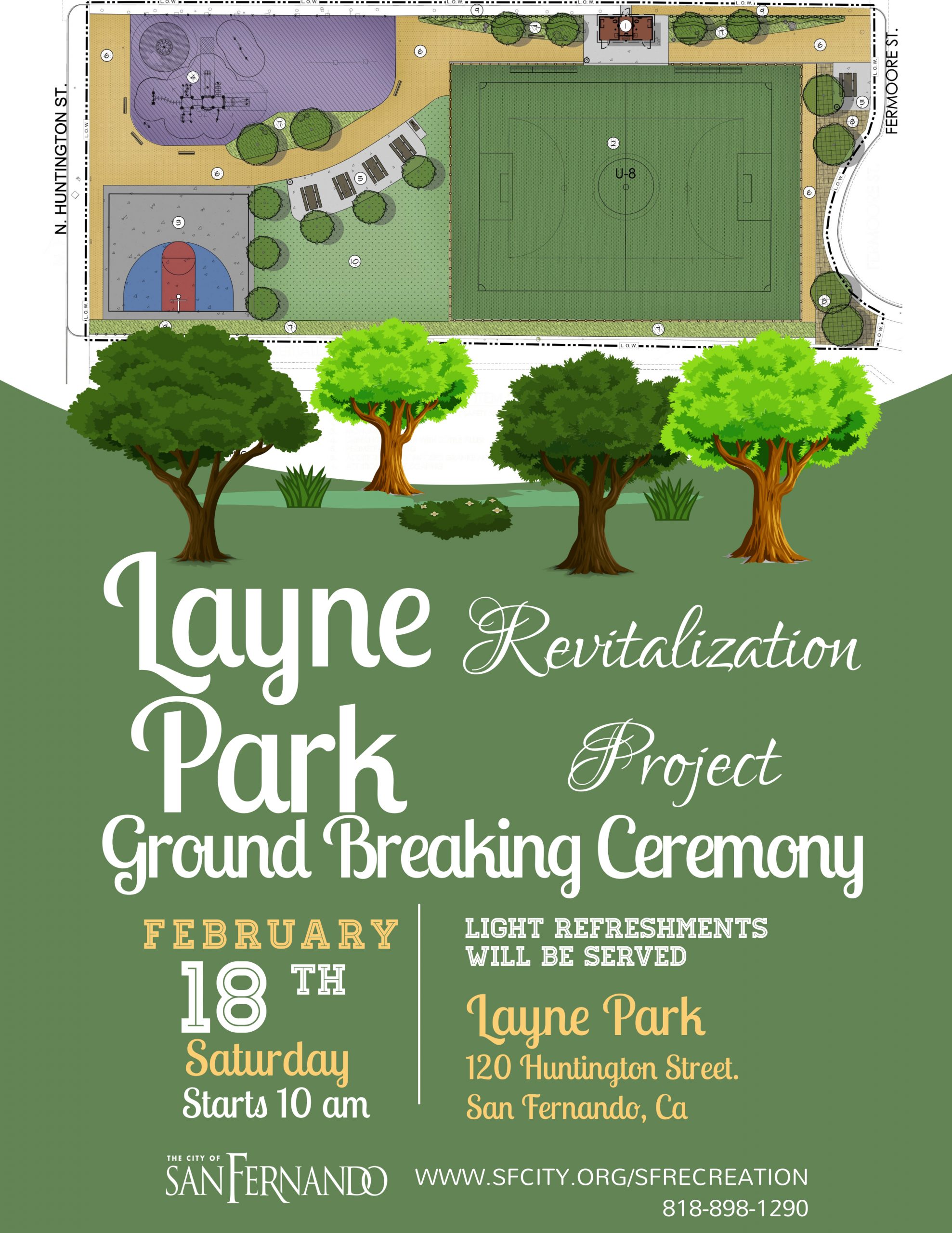 Layne Park Revitalization Project Ground Breaking (2-18-23)