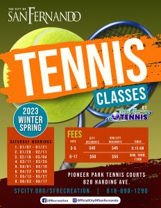Tennis Classes (01-23 thru 06-23)