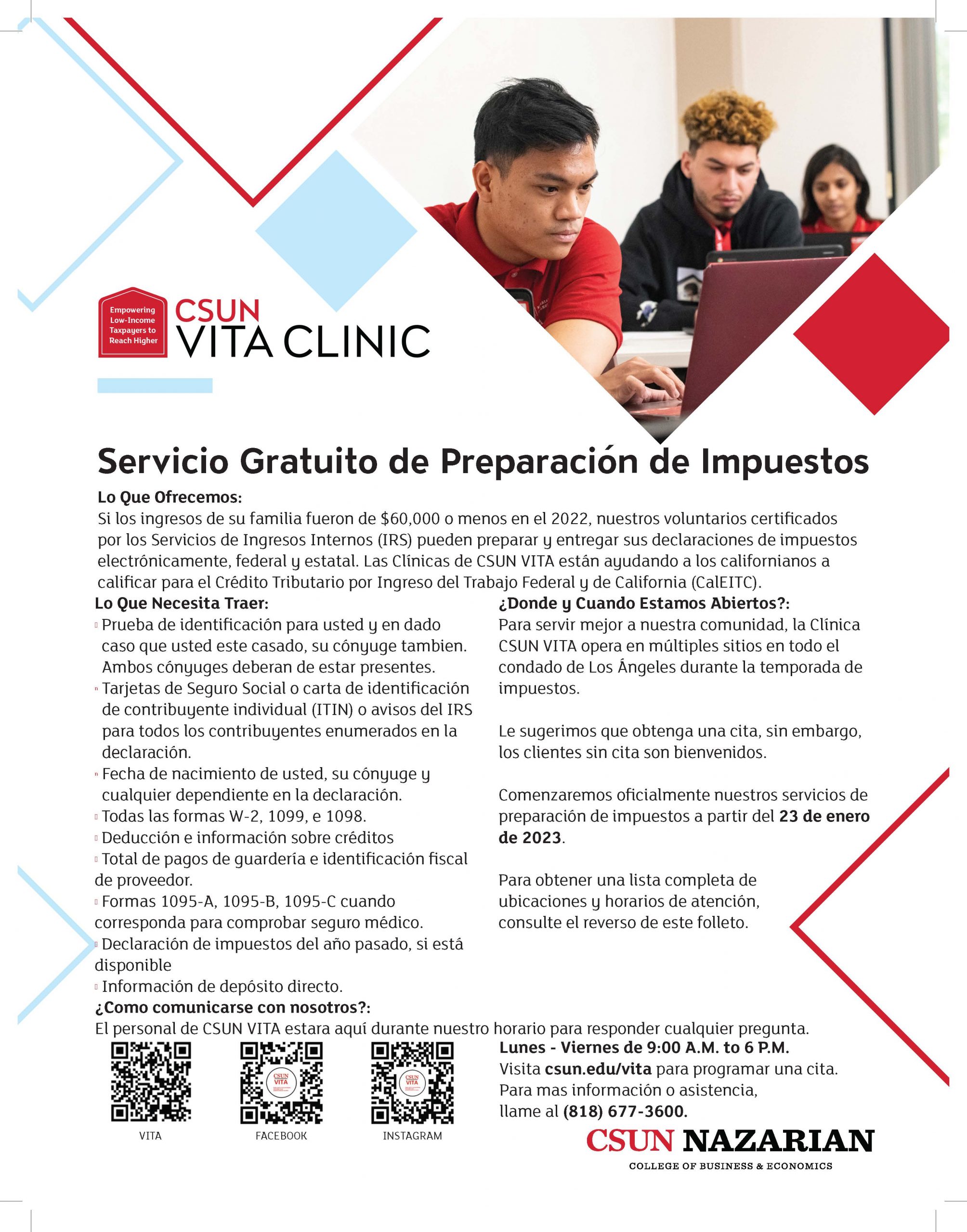 VITA Tax Clinic SP 1