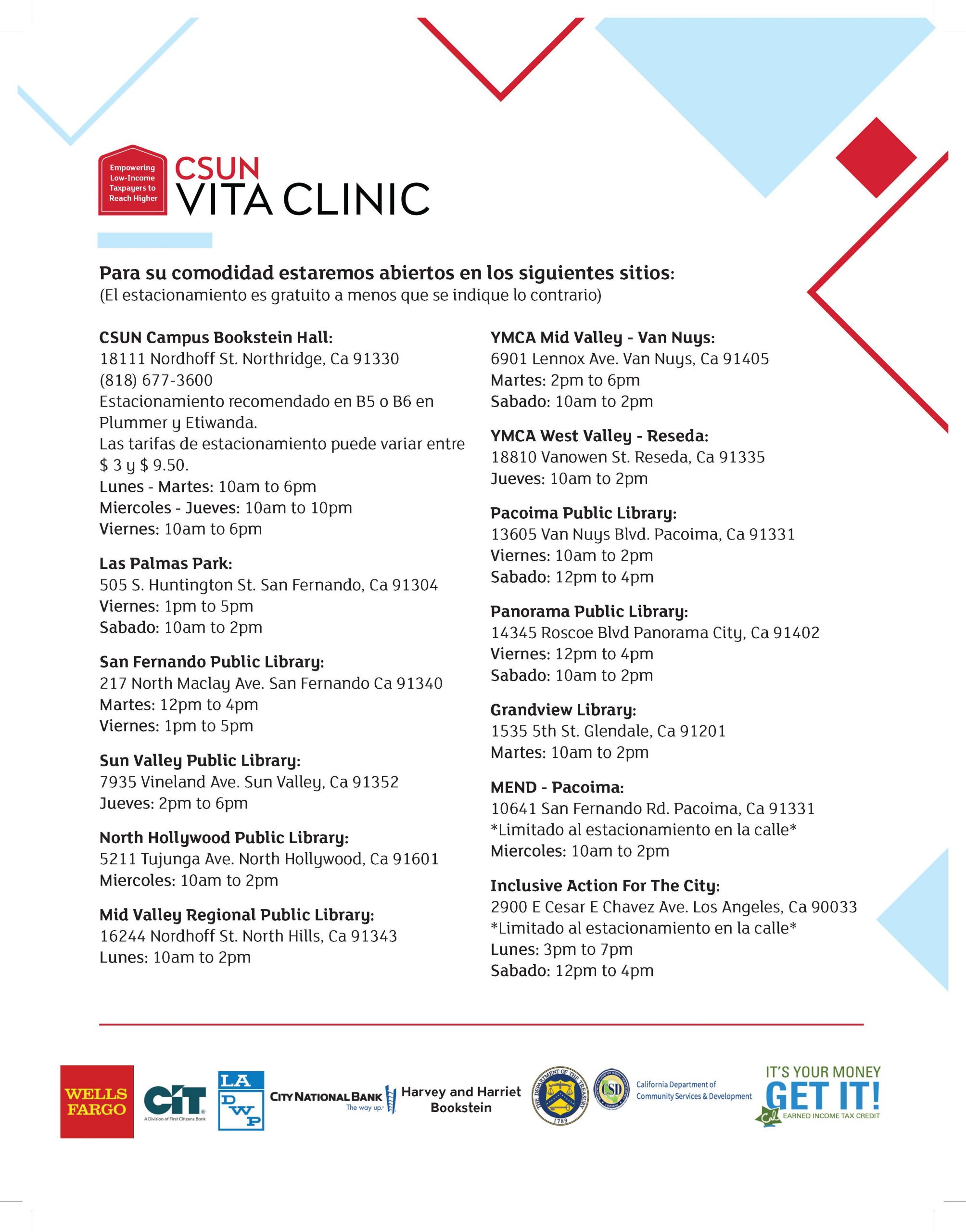 VITA Tax Clinic SP 2