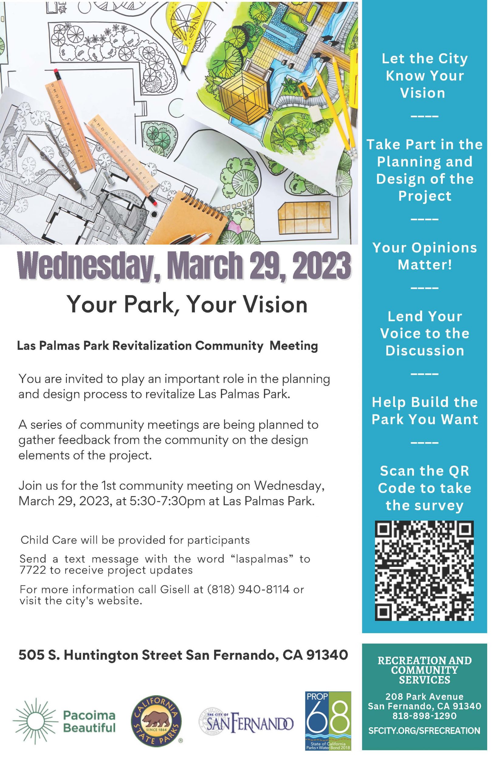 Las Palmas Park Revitalization Community Meeting (3-29-23) ENG