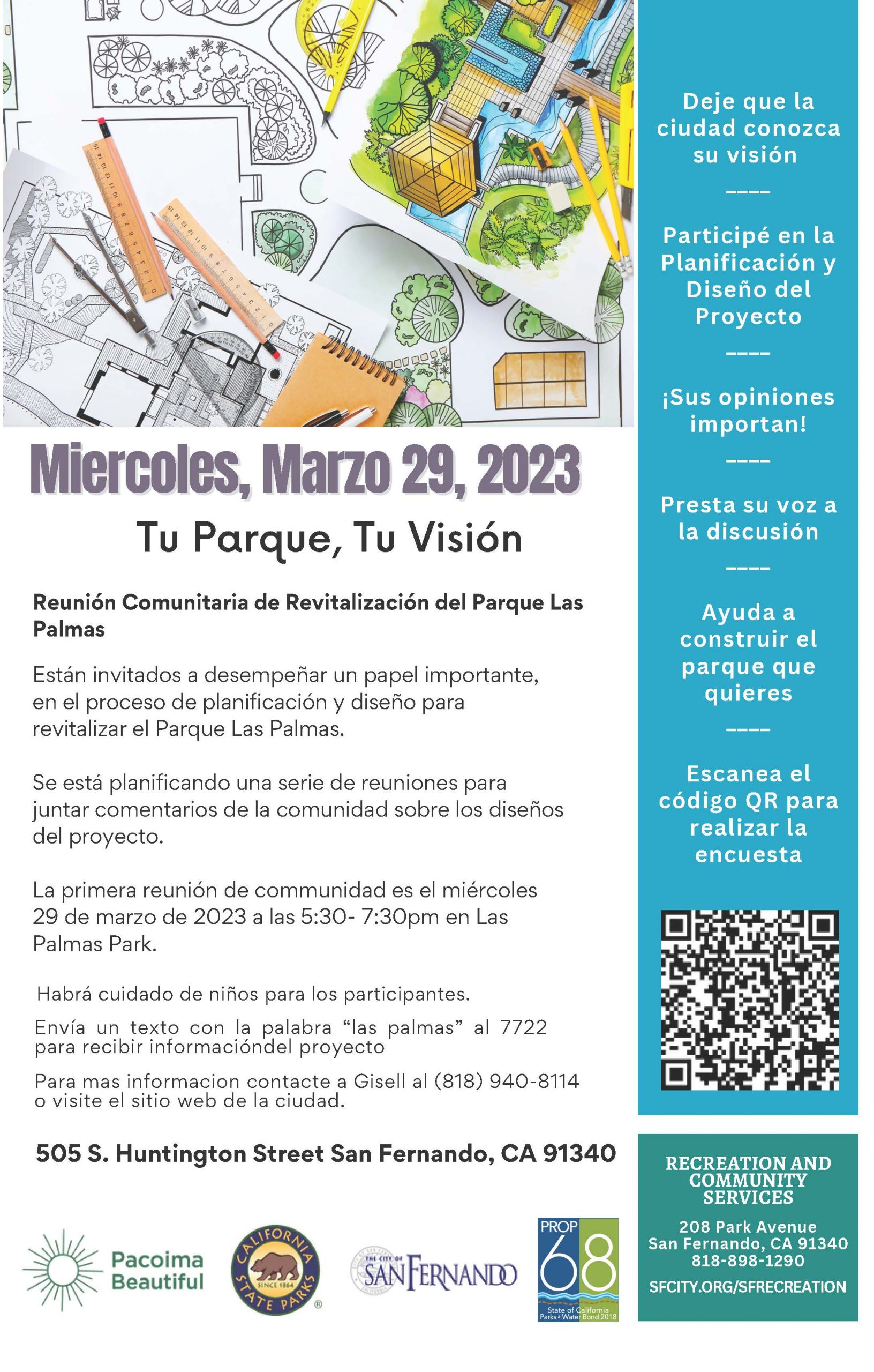 Las Palmas Park Revitalization Community Meeting (3-29-23) SP