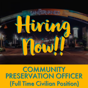CITY ARCH PHOTO; HIRING NOW; PROGRAM SPECIALIST; FULL & PART TIME
