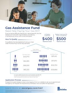 SoCalGas - Gas Assistance Fund ENG