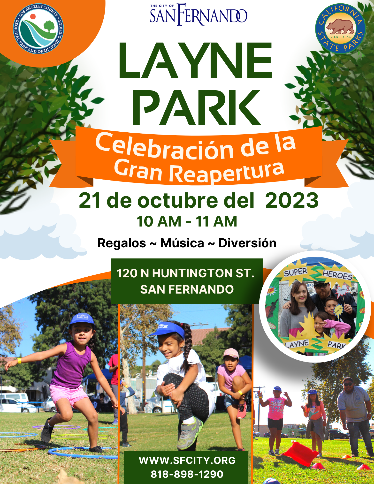 Layne Park Grand Re Opening Flyer SP