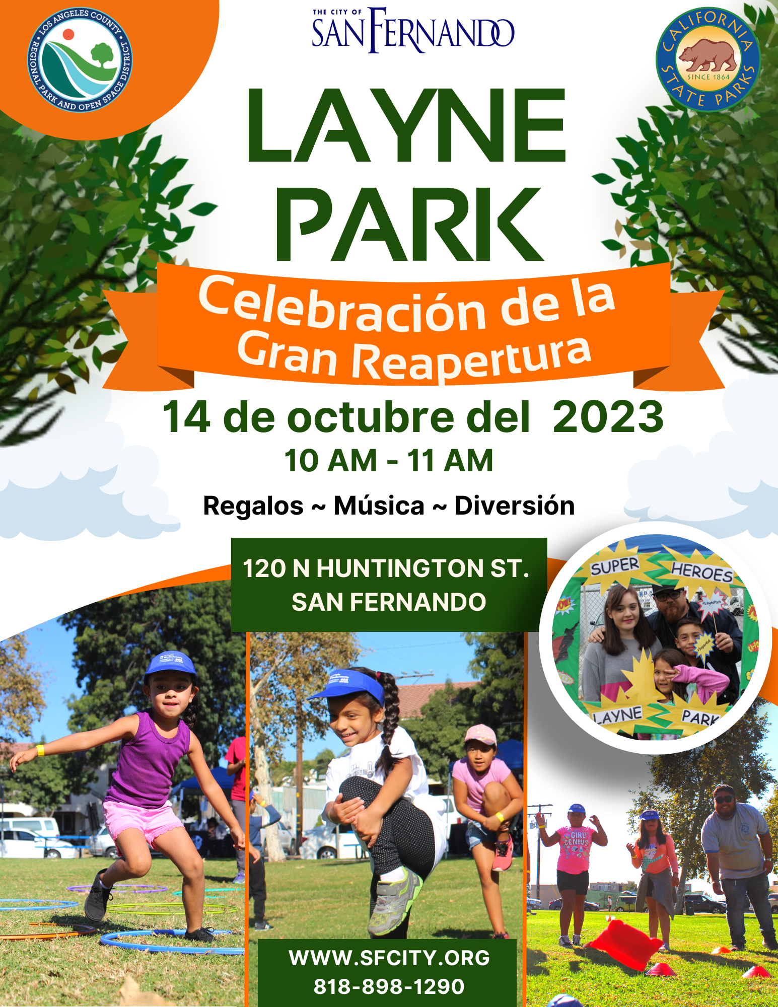 Layne Park Grand Re Opening Flyer Sp