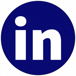 Dark Blue LinkedIn Icon
