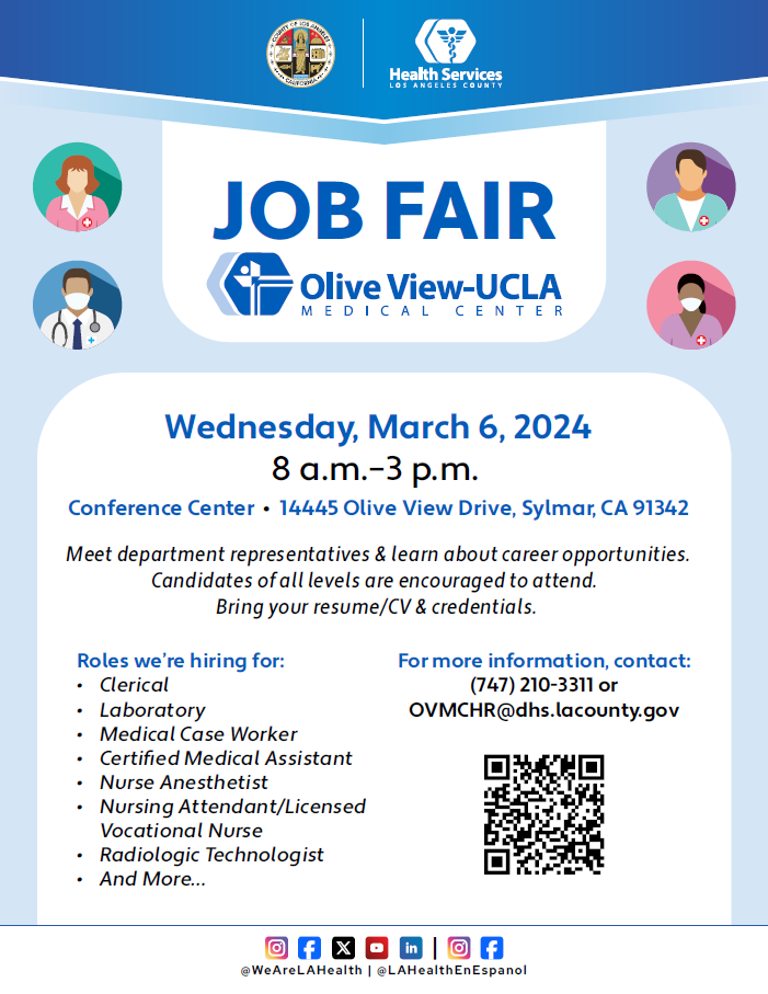 Olive View-UCLA Job Fair (3-6-24)