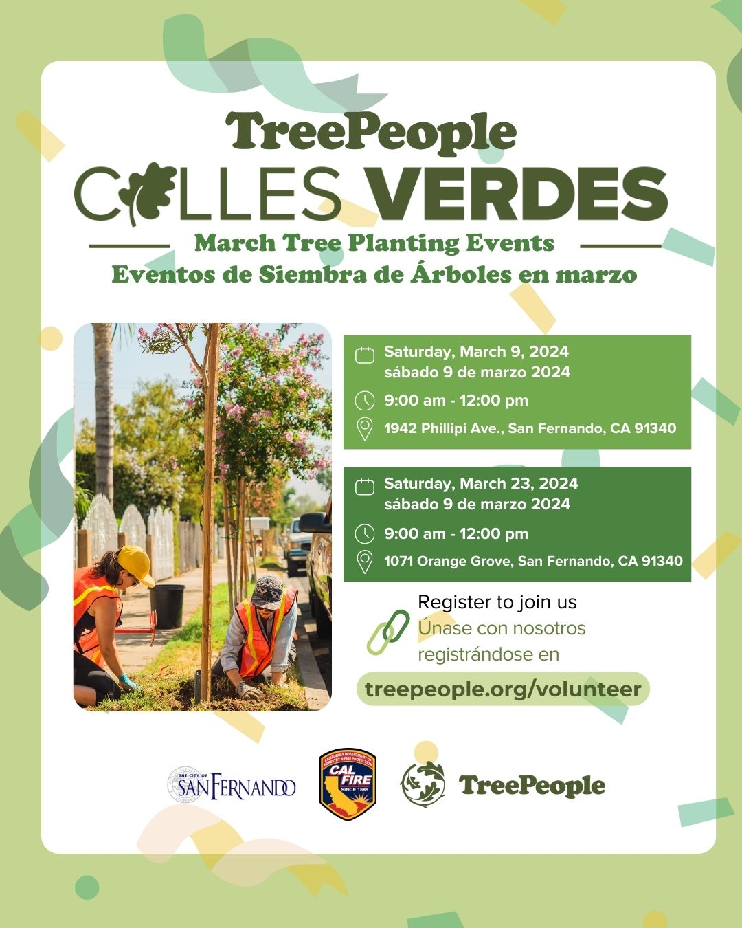 Tree Planting Events (3-9 & 3-23-24)