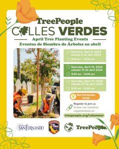 TreePlanting Events (4-6, 4-13, & 4-27)