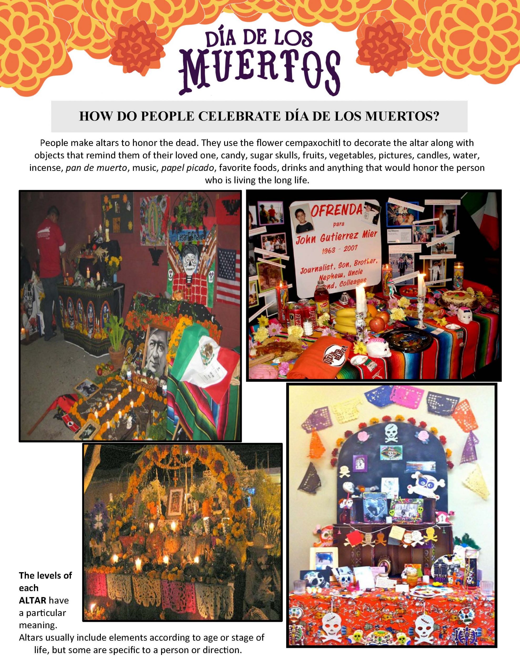 2024 Dia De Los Muertos Altar Rules