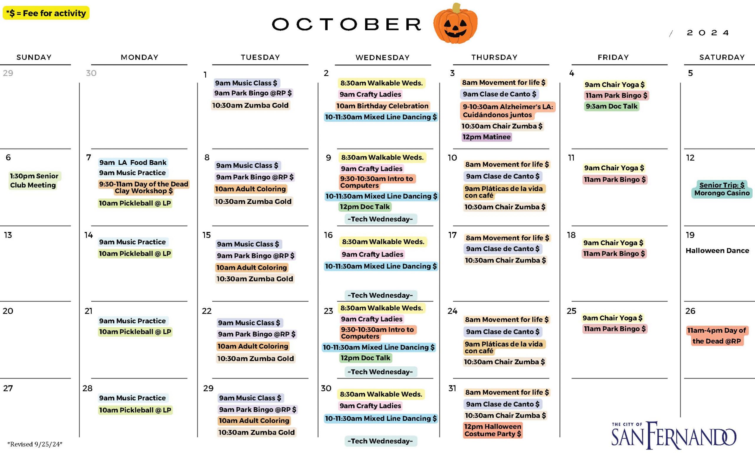 October Calendar Eng-Revised