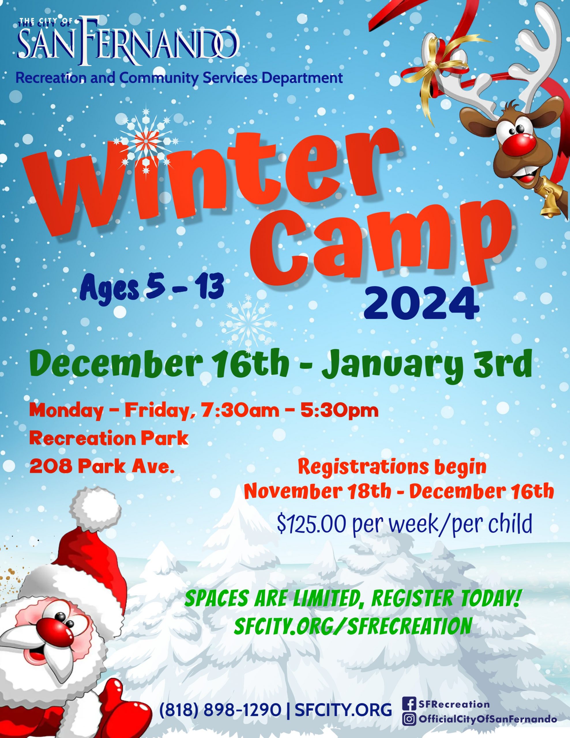 Winter Camp 2024 Flyer