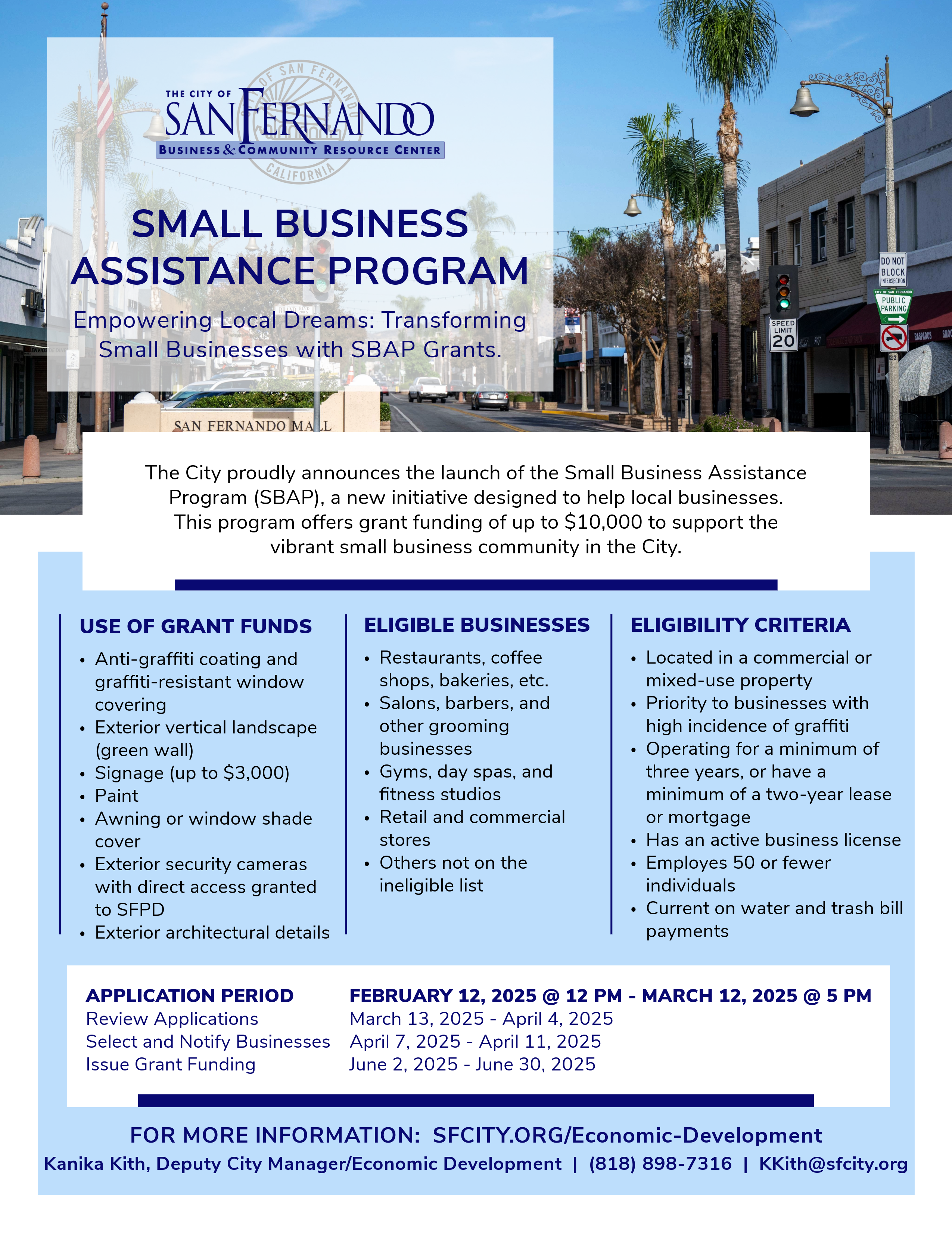 Small Business Assistance Program 2025-1-SBAP Flyer ENG