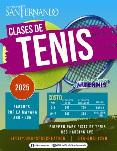 2025 Tennis Spring Summer Spanish