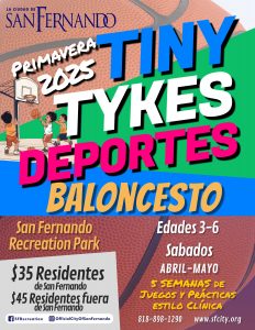 25 Fall Tiny Tykes Sports Basketball SPR SPANISH