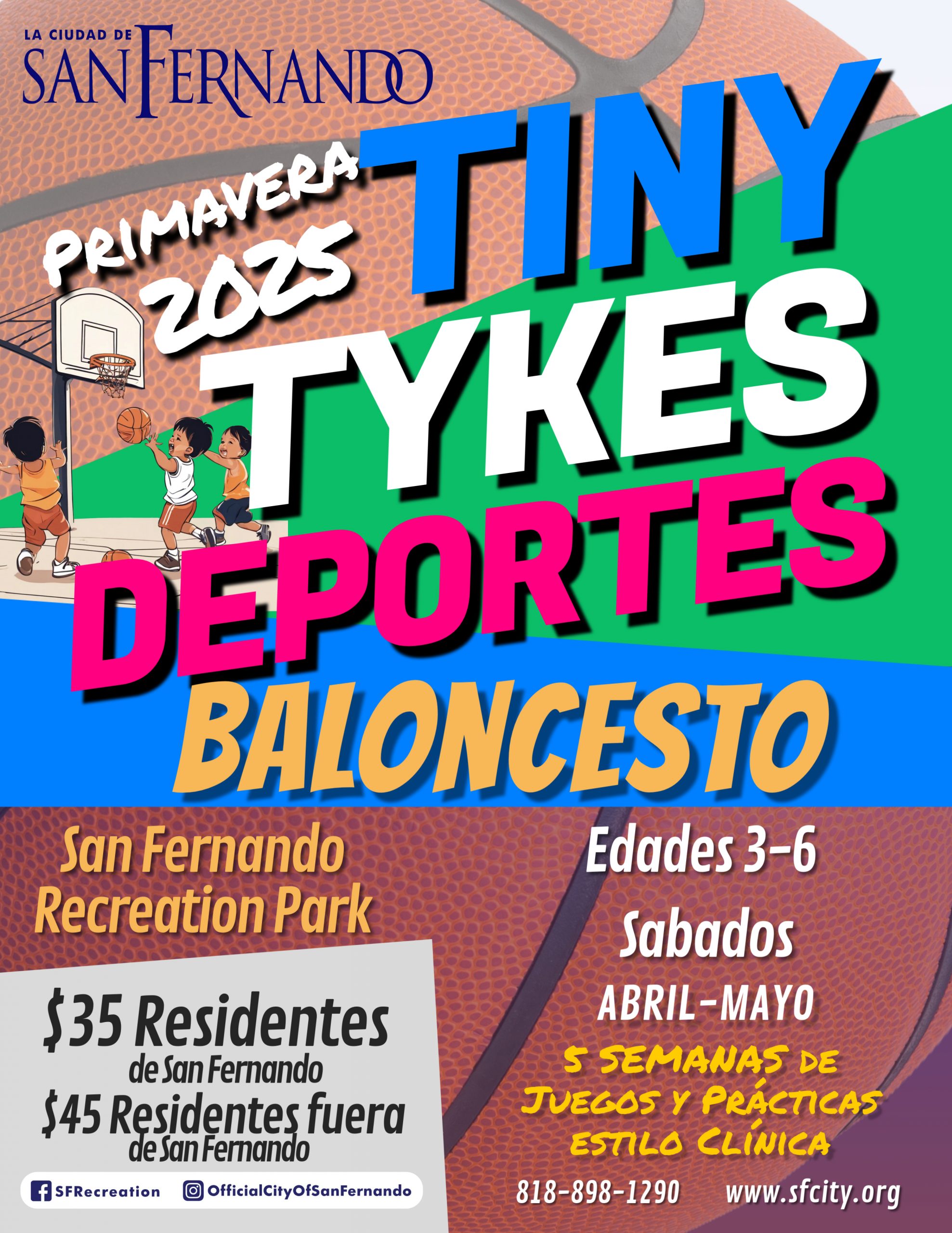 25 Fall Tiny Tykes Sports Basketball SPR SPANISH