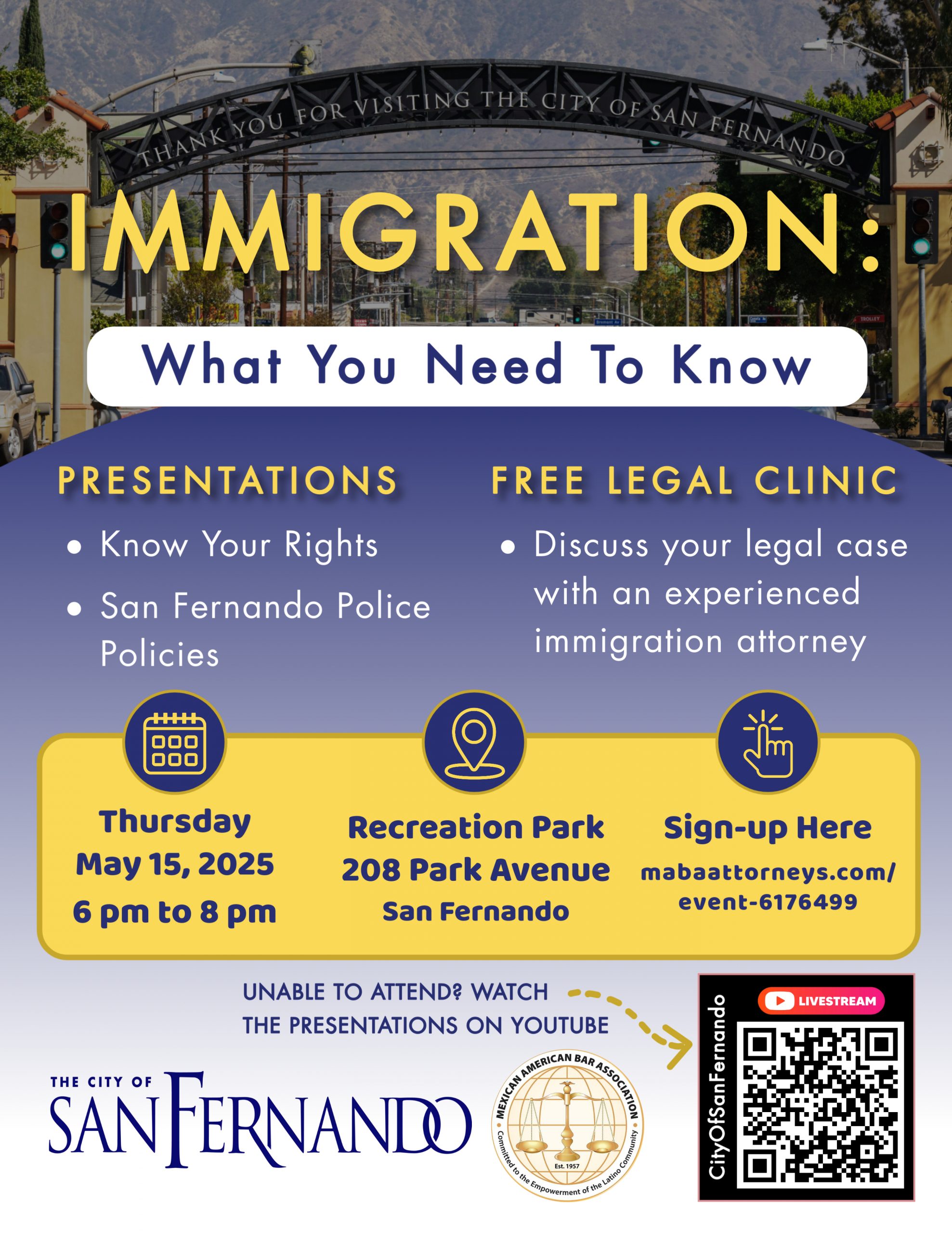 Immigration Legal Clinic 2025 Revised