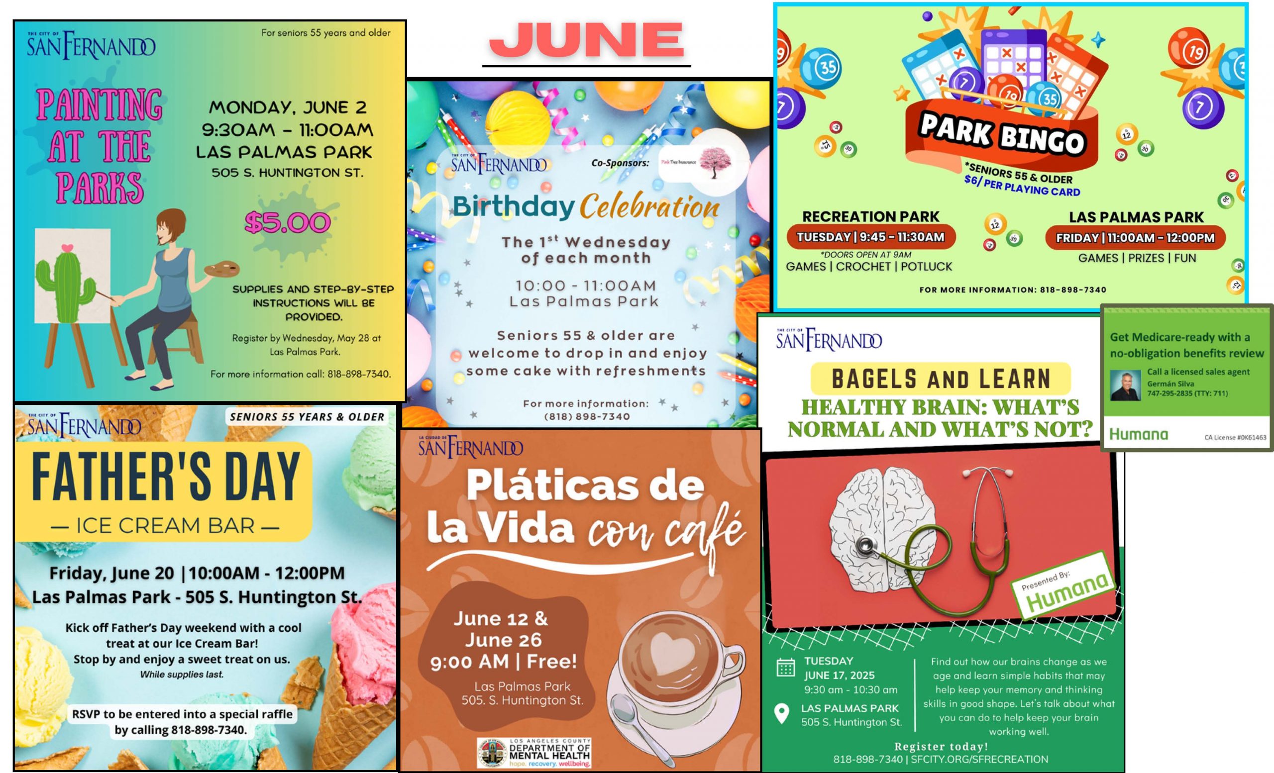 JUNE 2025 Senior Calendar ENGLISH