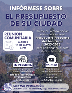 Proposed Budget Town Hall (5-13-25) FLYER