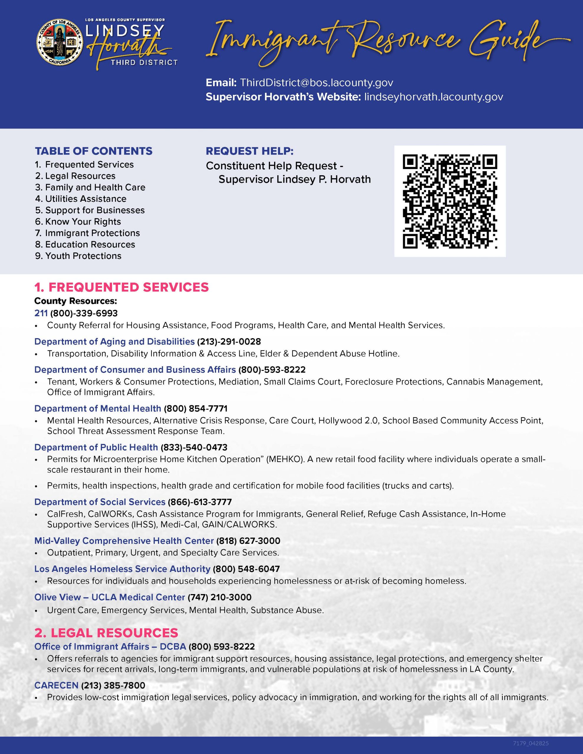 Immigrant Resource Guide