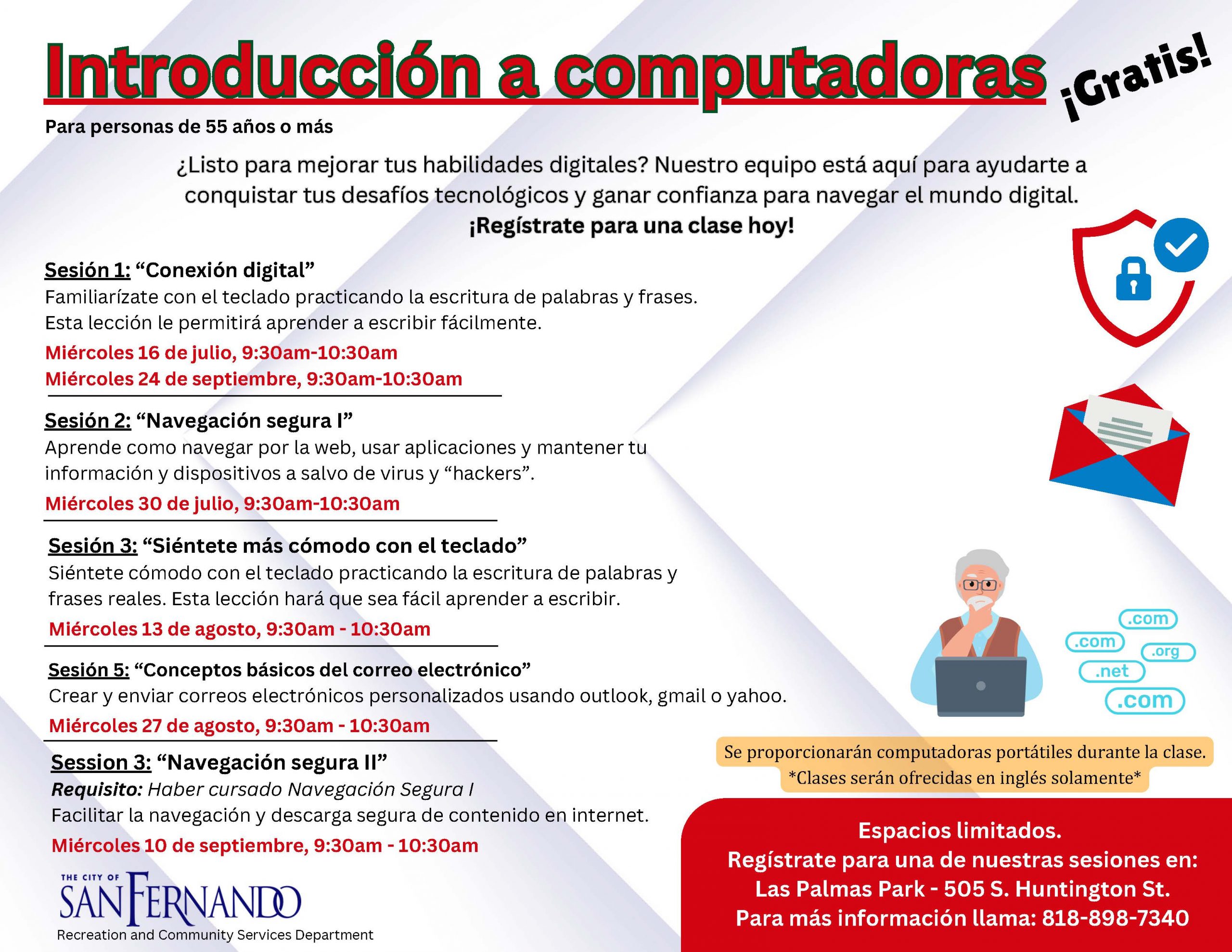 Intro to Computer Jul. - Sept. FLyer