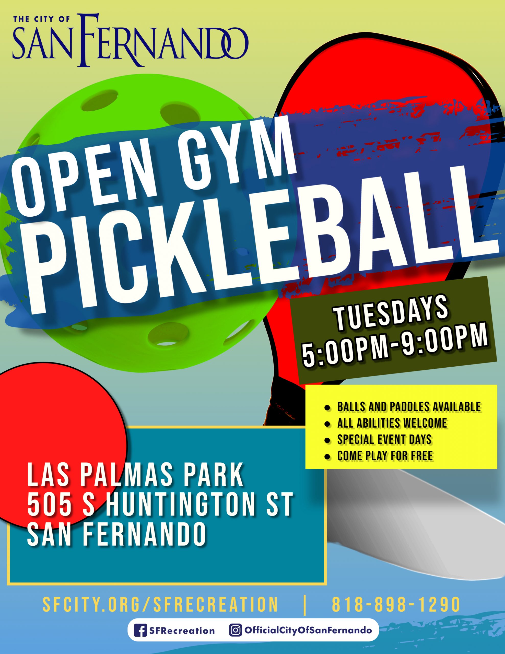 PICKLEBALL Open Gym