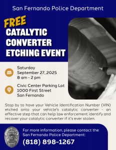 Catalytic Converter Etching Event (9-27-25)-FLYER