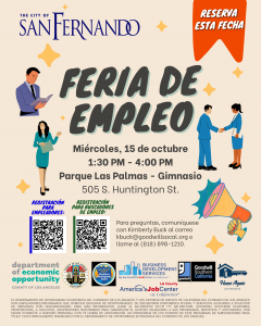 Job Fair Oct. 15 Flyer