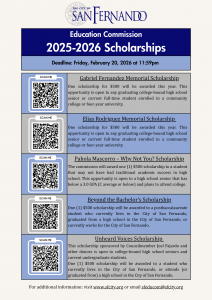 Education Commission Scholarships 2025-2026